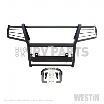 Westin Automotive Grille Guard 1-1/2 Inch Black Powder Coated Steel - 4092015-3