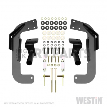 Westin Automotive Grille Guard 1-1/2 Inch Black Powder Coated Steel - 4092015-4