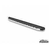 Romik USA Running Board Polished Aluminum Stationary - 50054418
