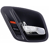 Help! By Dorman Interior Door Handle - Plastic Black Housing With Silver Lever Single - 81658