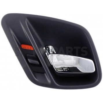 Help! By Dorman Interior Door Handle - Plastic Black Housing With Silver Lever Single - 81658