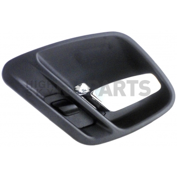 Help! By Dorman Interior Door Handle - Plastic Black Housing With Silver Lever Single - 81658-2