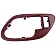 Help! By Dorman Interior Door Handle Bezel - Red Plastic - 81925