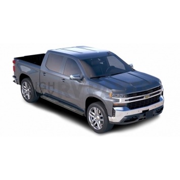 Black Horse Offroad Running Board Aluminum Stationary Black - E0585-12