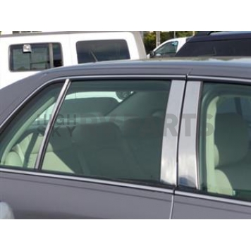 TFP (International Trim) Body Pillar Cover - Polished Stainless Steel Silver Set of 6 - 14005PPT