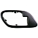 Help! By Dorman Interior Door Handle Bezel - Red Plastic - 81926