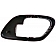 Help! By Dorman Interior Door Handle Bezel - Red Plastic - 81926