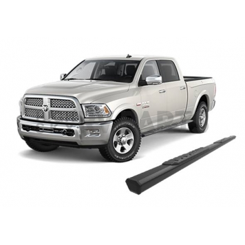 Black Horse Offroad Running Board Aluminum Stationary Black - E0676-11