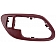 Help! By Dorman Interior Door Handle Bezel - Red Plastic - 81927