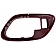 Help! By Dorman Interior Door Handle Bezel - Red Plastic - 81927