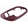 Help! By Dorman Interior Door Handle Bezel - Red Plastic - 81927