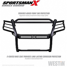 Westin Automotive Grille Guard 1-5/8 Inch Black Textured E-Coated Steel - 4033845