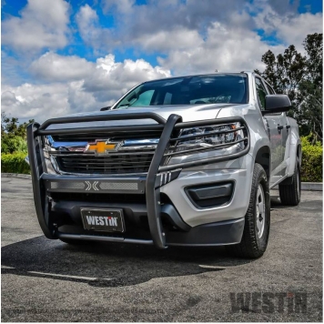 Westin Automotive Grille Guard 1-5/8 Inch Black Textured E-Coated Steel - 4033845-1