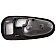 Help! By Dorman Interior Door Handle Bezel - Beige Plastic - 82453