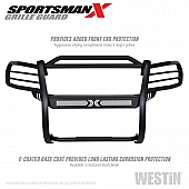 Westin Automotive Grille Guard 1-5/8 Inch Black Textured E-Coated Steel - 4033885