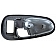 Help! By Dorman Interior Door Handle Bezel - Gray Plastic - 82458