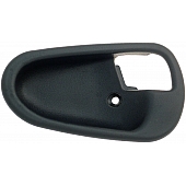 Help! By Dorman Interior Door Handle Bezel - Black Plastic - 83693