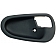 Help! By Dorman Interior Door Handle Bezel - Black Plastic - 83693
