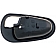 Help! By Dorman Interior Door Handle Bezel - Black Plastic - 83693