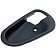 Help! By Dorman Interior Door Handle Bezel - Black Plastic - 83693