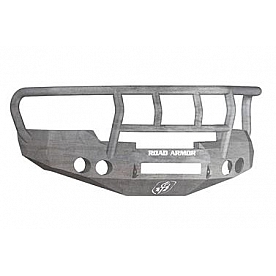 Road Armor Bumper Stealth Titan II 1-Piece Design Steel Natural - 37702ZNW
