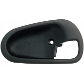 Help! By Dorman Interior Door Handle Bezel - Black Plastic - 83694