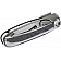 Help! By Dorman Exterior Door Handle - Plastic Silver Single - 91020