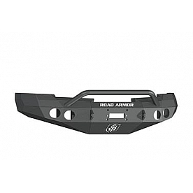 Road Armor Bumper Stealth Pre-Runner 1-Piece Design Steel Black - 37704B