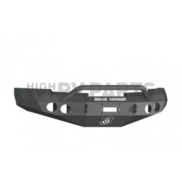 Road Armor Bumper Stealth Pre-Runner 1-Piece Design Steel Black - 37704B