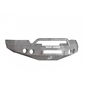 Road Armor Bumper Stealth Pre-Runner 1-Piece Design Steel Natural - 37704ZNW
