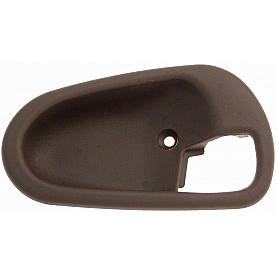 Help! By Dorman Interior Door Handle Bezel - Brown Plastic - 83696