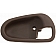 Help! By Dorman Interior Door Handle Bezel - Brown Plastic - 83696