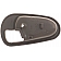 Help! By Dorman Interior Door Handle Bezel - Brown Plastic - 83696