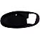 Help! By Dorman Interior Door Handle Bezel - Black Plastic - 83701