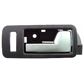 Help! By Dorman Interior Door Handle - Plastic Black Housing With Silver Lever Single - 81693