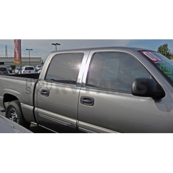 TFP (International Trim) Body Pillar Cover - Polished Stainless Steel Silver Set of 4 - 35005PPT