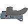 Help! By Dorman Interior Door Handle - Lever Plastic Medium Gray Single - 83571