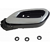 Help! By Dorman Interior Door Handle - Lever Plastic Silver Single - 88656
