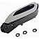 Help! By Dorman Interior Door Handle - Lever Plastic Silver Single - 88656
