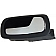 Help! By Dorman Interior Door Handle - Plastic Black Housing With Silver Lever Single - 88660