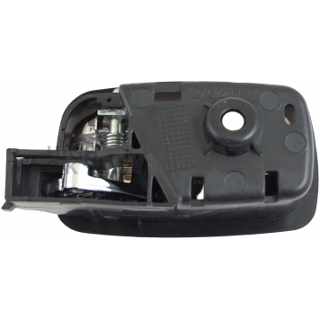 Help! By Dorman Interior Door Handle - Plastic Black Housing With Silver Lever Single - 88660-1