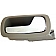 Help! By Dorman Interior Door Handle - Lever Plastic Gray Housing With Silver Lever Single - 88667