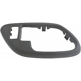 Help! By Dorman Interior Door Handle Bezel - Gray Plastic - 88535