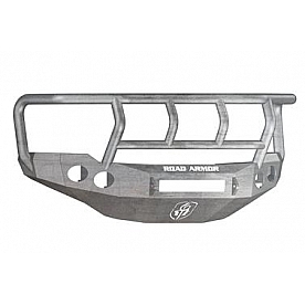 Road Armor Bumper Stealth Titan II 1-Piece Design Steel Natural - 38202ZNW