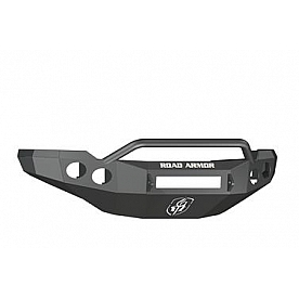 Road Armor Bumper Stealth Pre-Runner 1-Piece Design Steel Black - 38204BNW
