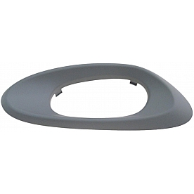 Help! By Dorman Interior Door Handle Bezel - Gray Plastic - 90131