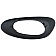 Help! By Dorman Interior Door Handle Bezel - Gray Plastic - 90131
