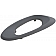 Help! By Dorman Interior Door Handle Bezel - Gray Plastic - 90131