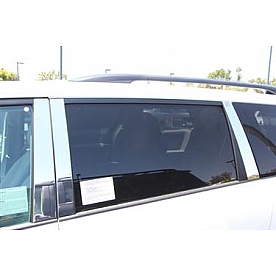 TFP (International Trim) Body Pillar Cover - Polished Stainless Steel Silver Set of 6 - 82424