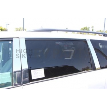 TFP (International Trim) Body Pillar Cover - Polished Stainless Steel Silver Set of 6 - 82424